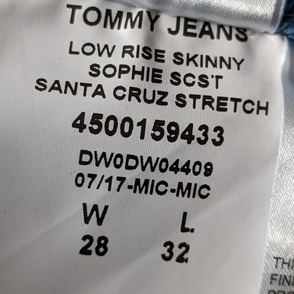 TOMMY HILFIGER DENIM Sophie low rise skinny jeans - Picture 9 of 9